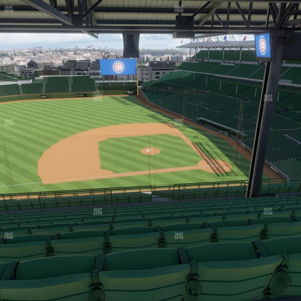 Wrigley Field - Section 411 Left Seat View