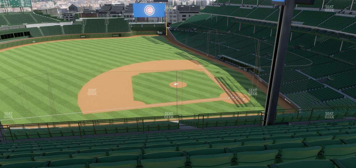 Wrigley Field - Section 411 Left Seat View