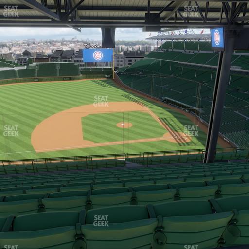 Wrigley Field - Section 411 Left Seat View