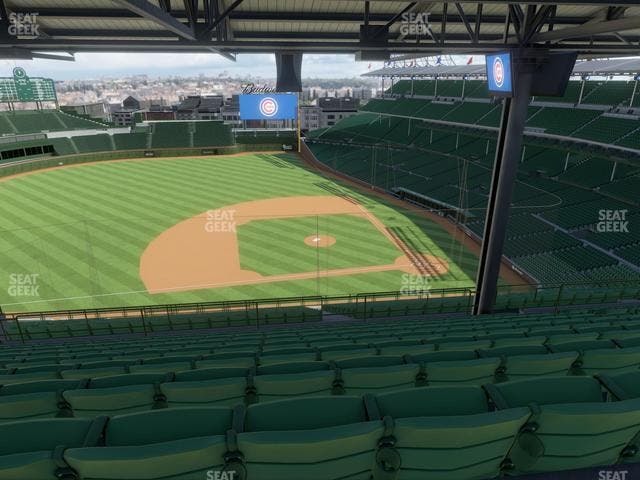 Wrigley Field - Section 411 Left Seat View