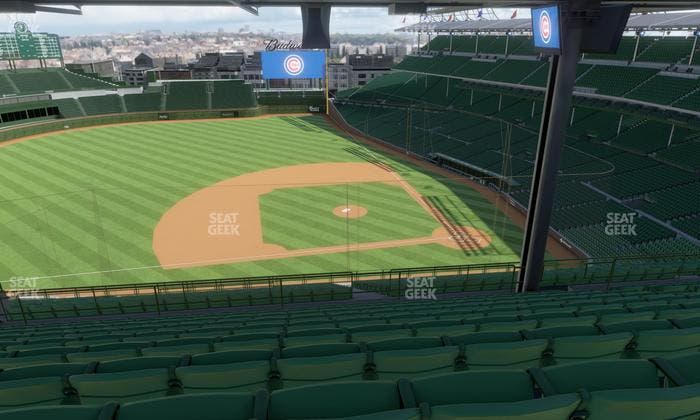 Wrigley Field - Section 411 Left Seat View