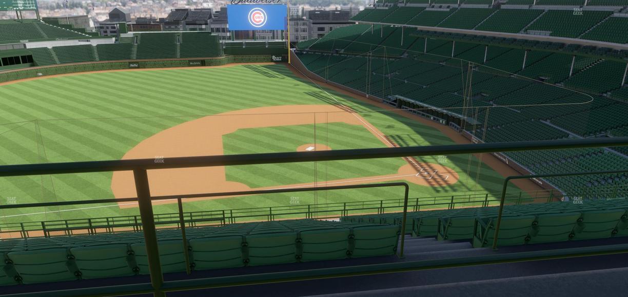 Wrigley Field - Section 411 Left Seat View