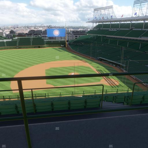 Wrigley Field - Section 411 Left Seat View