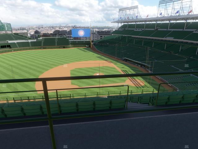 Wrigley Field - Section 411 Left Seat View