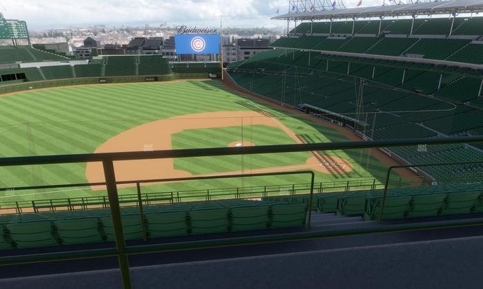 Wrigley Field - Section 411 Left Seat View