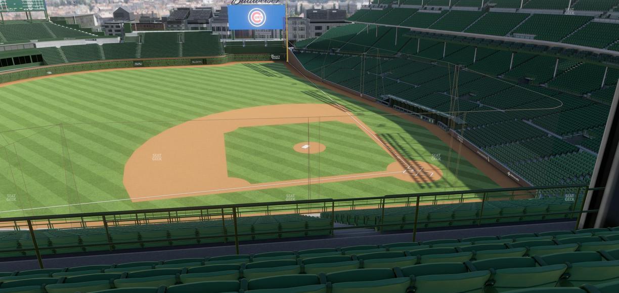 Wrigley Field - Section 411 Left Seat View