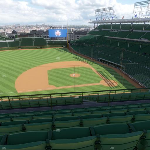 Wrigley Field - Section 411 Left Seat View