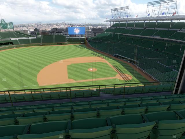 Wrigley Field - Section 411 Left Seat View