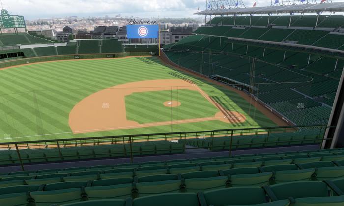 Wrigley Field - Section 411 Left Seat View