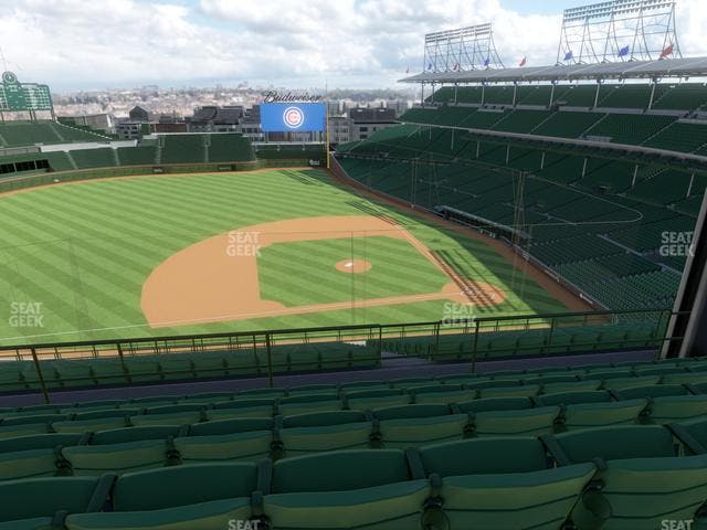 Wrigley Field - Section 411 Left Seat View