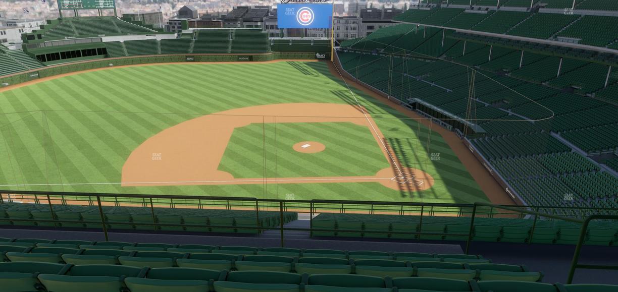 Wrigley Field - Section 412 Left Seat View