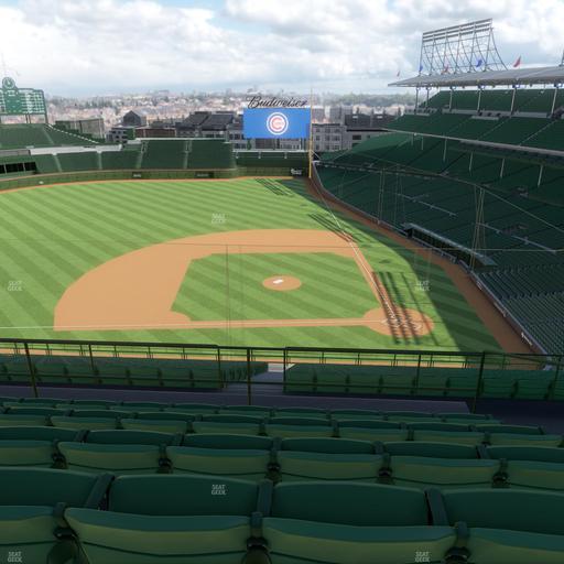 Wrigley Field - Section 412 Left Seat View