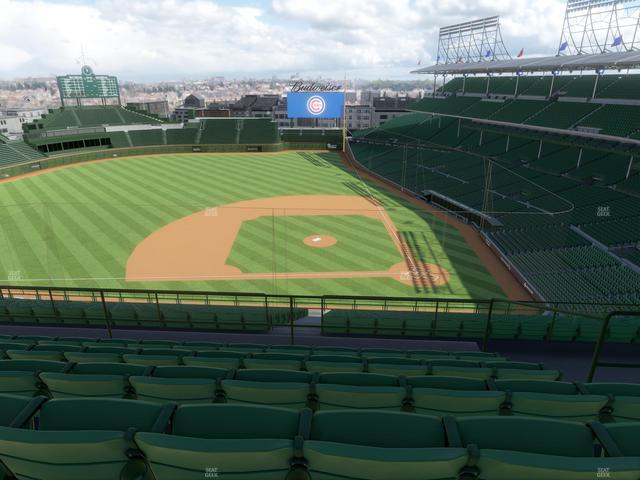 Wrigley Field - Section 412 Left Seat View