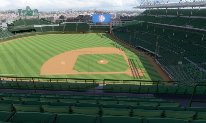 Wrigley Field - Section 412 Left Seat View