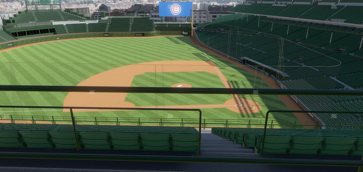 Wrigley Field - Section 412 Left Seat View