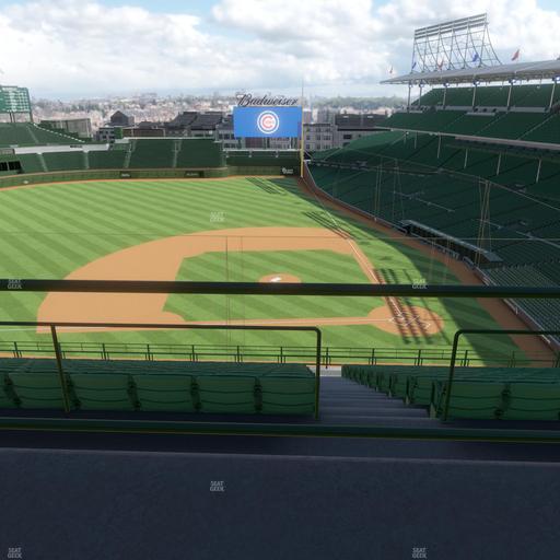 Wrigley Field - Section 412 Left Seat View