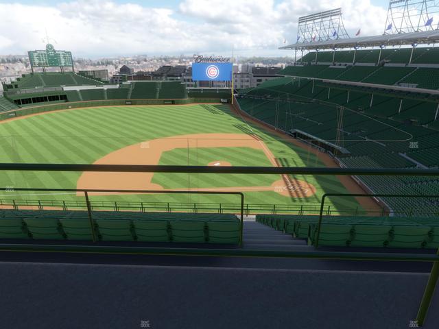 Wrigley Field - Section 412 Left Seat View