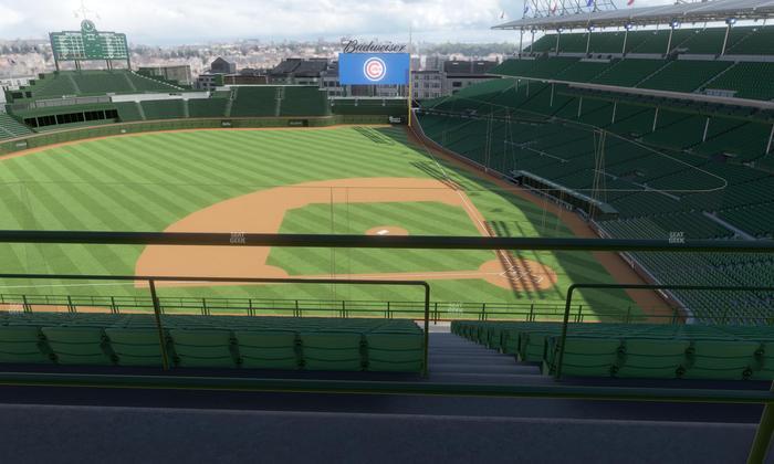 Wrigley Field - Section 412 Left Seat View
