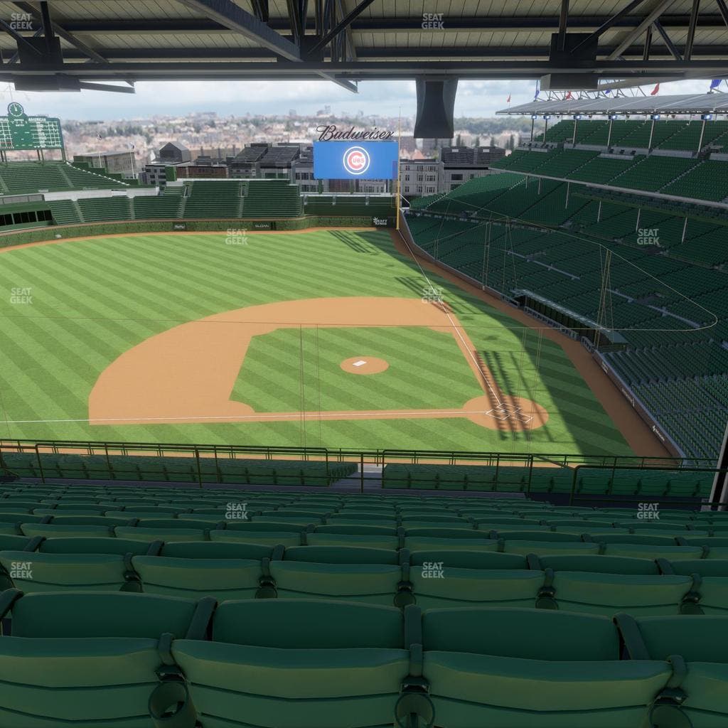 Wrigley Field - Section 412 Left Seat View