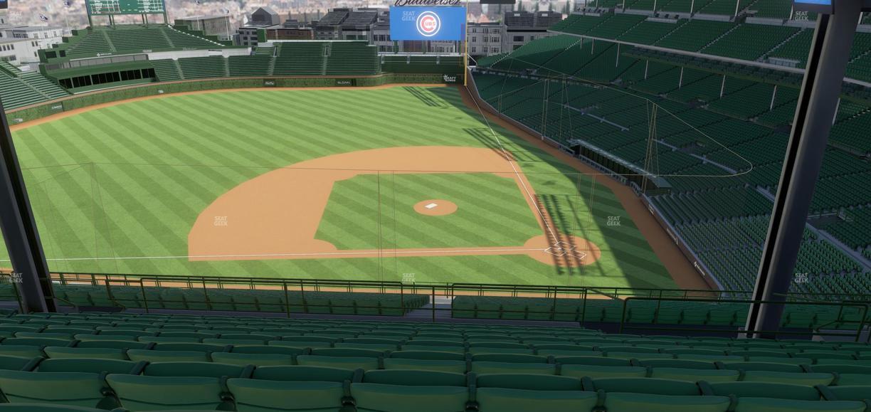 Wrigley Field - Section 412 Left Seat View