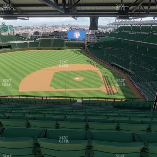 Wrigley Field - Section 412 Left Seat View