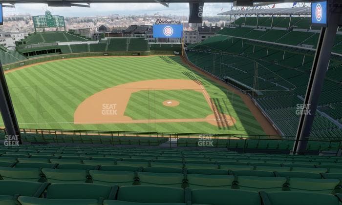 Wrigley Field - Section 412 Left Seat View
