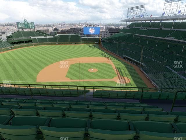 Wrigley Field - Section 412 Left Seat View