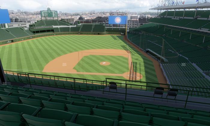 Wrigley Field - Section 413 Left Seat View