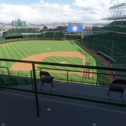 Wrigley Field - Section 413 Left Seat View