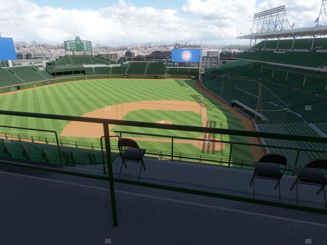 Wrigley Field - Section 413 Left Seat View