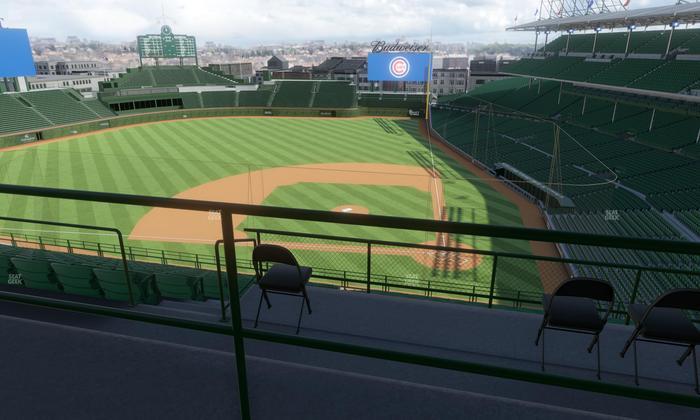 Wrigley Field - Section 413 Left Seat View