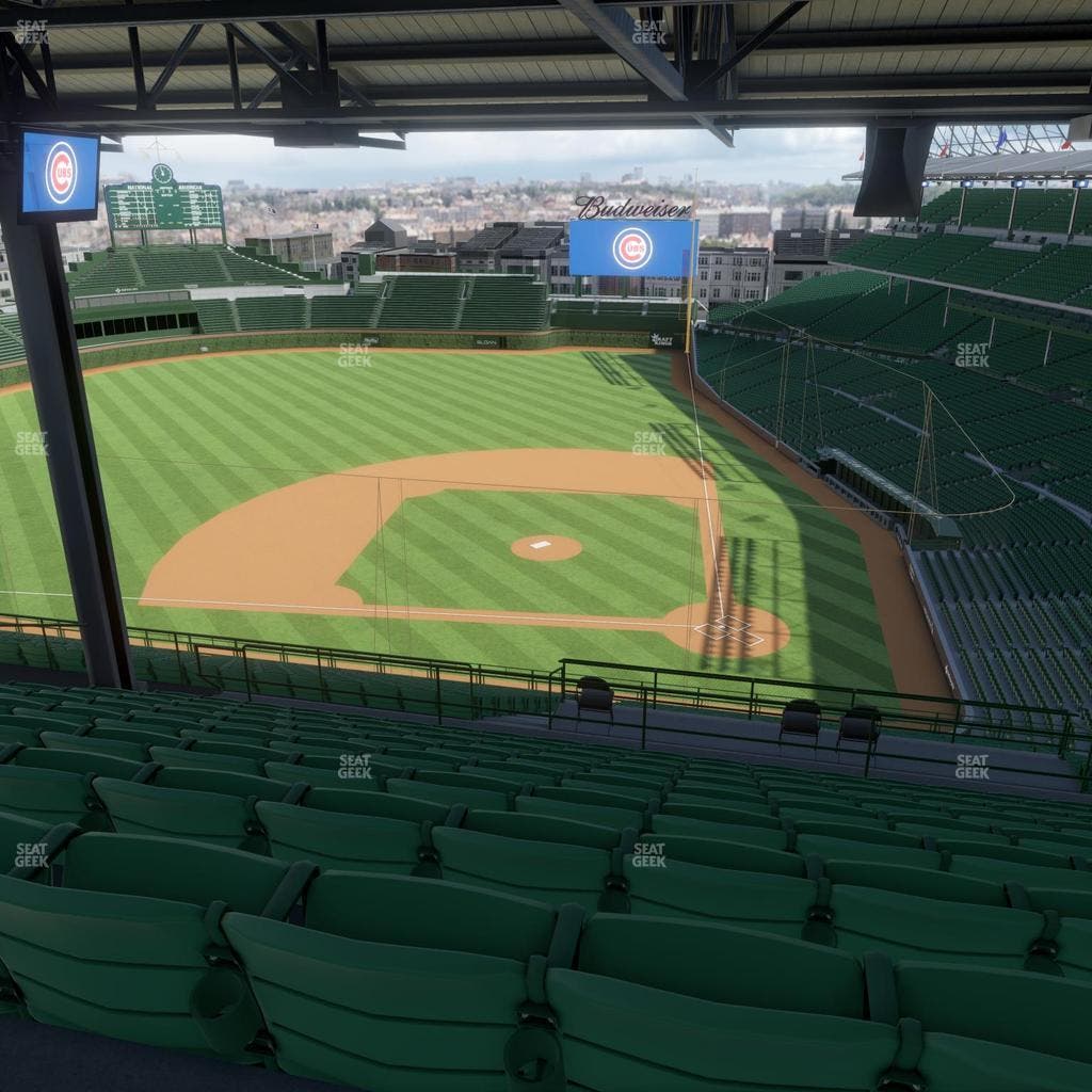 Wrigley Field - Section 413 Left Seat View