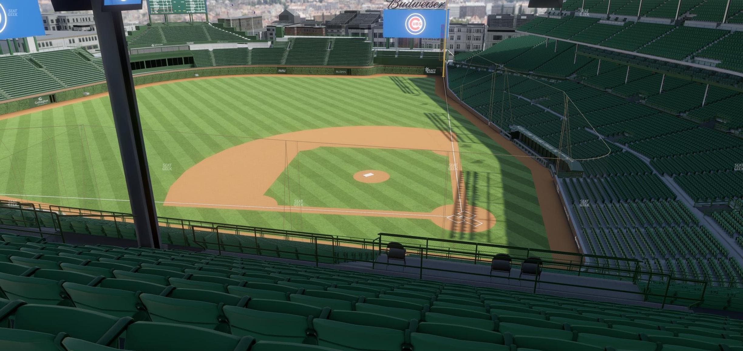 Wrigley Field - Section 413 Left Seat View