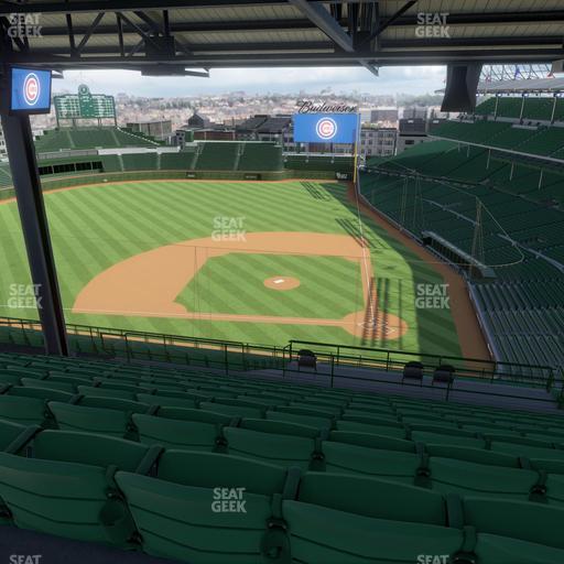 Wrigley Field - Section 413 Left Seat View