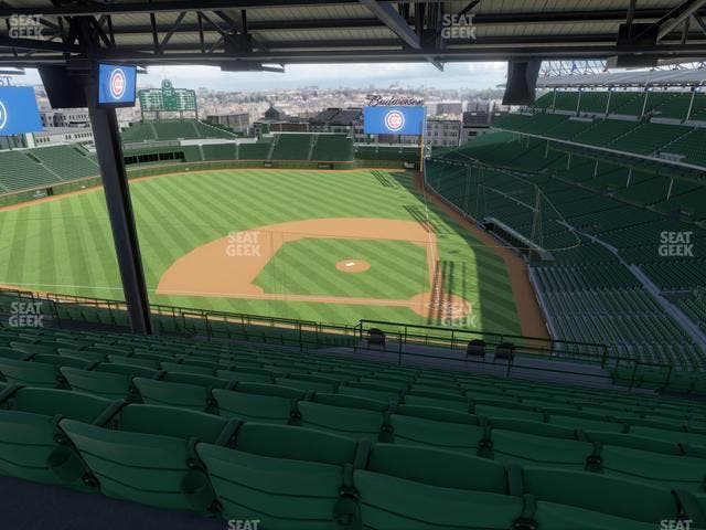 Wrigley Field - Section 413 Left Seat View