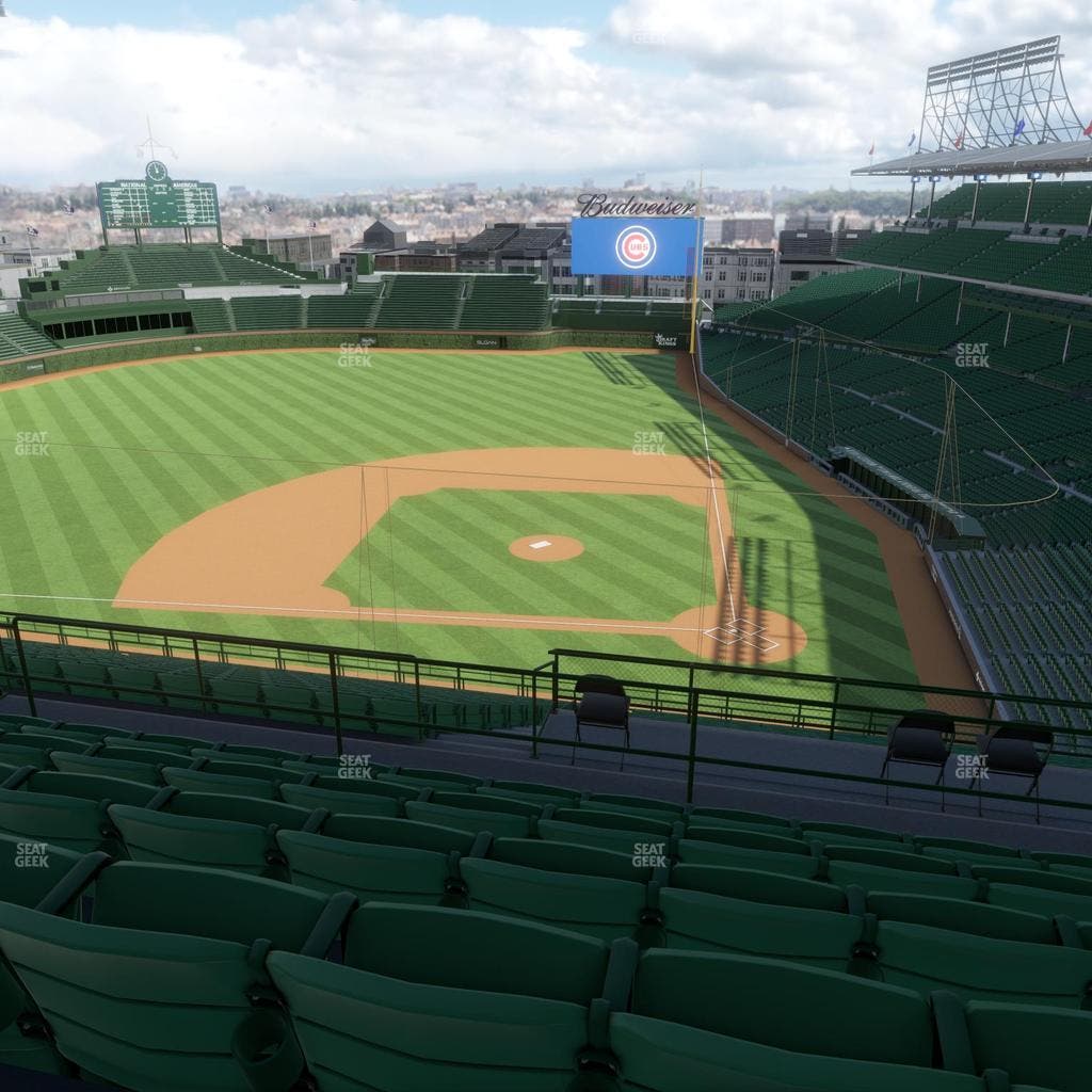 Wrigley Field - Section 413 Left Seat View