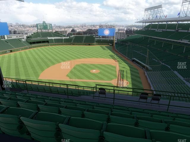 Wrigley Field - Section 413 Left Seat View