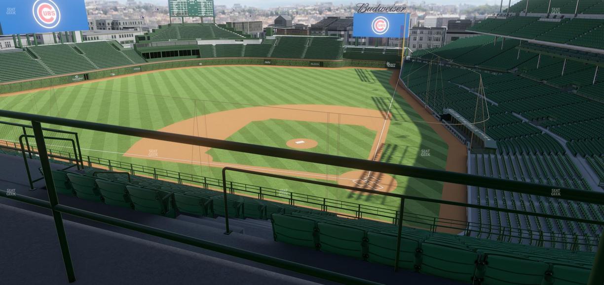 Wrigley Field - Section 414 Left Seat View