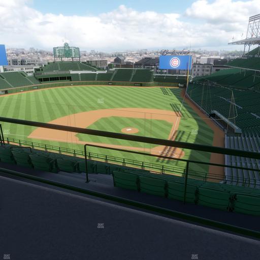 Wrigley Field - Section 414 Left Seat View