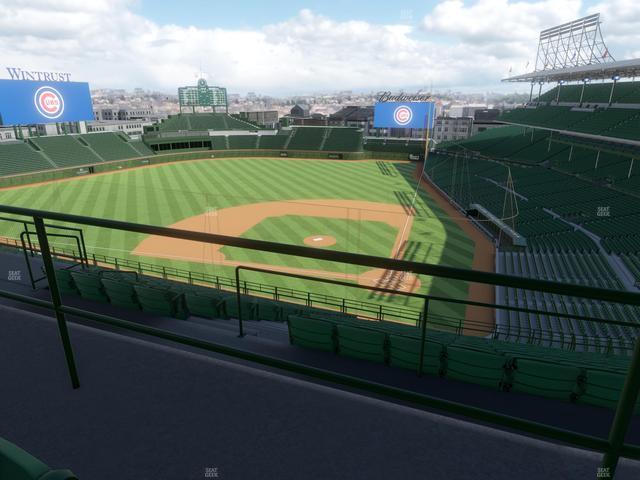 Wrigley Field - Section 414 Left Seat View