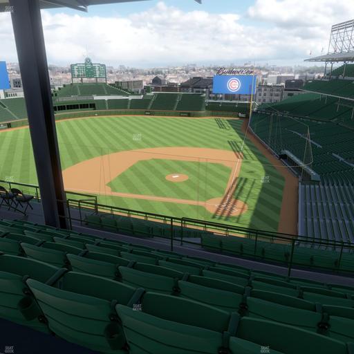 Wrigley Field - Section 414 Left Seat View