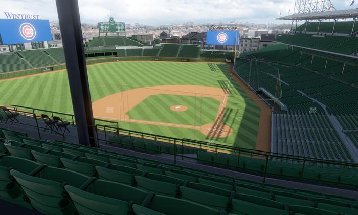 Wrigley Field - Section 414 Left Seat View