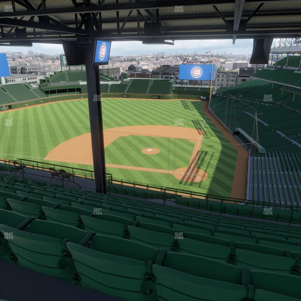 Wrigley Field - Section 414 Left Seat View