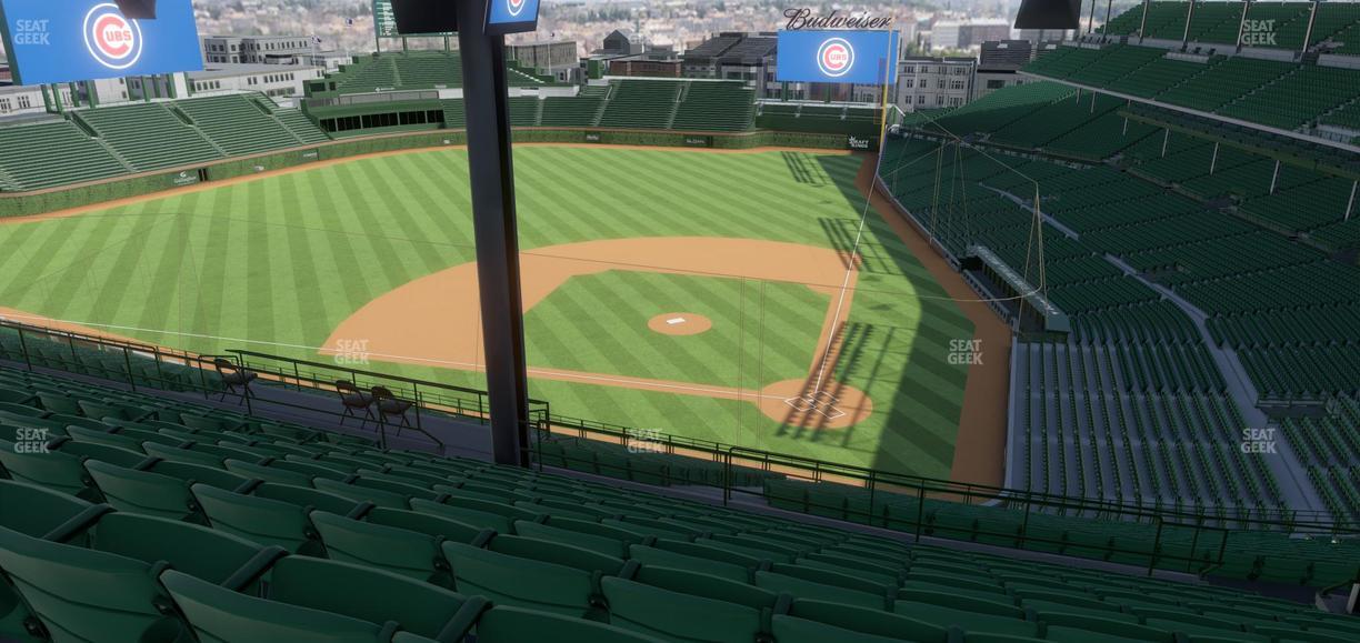 Wrigley Field - Section 414 Left Seat View