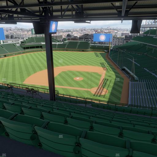 Wrigley Field - Section 414 Left Seat View