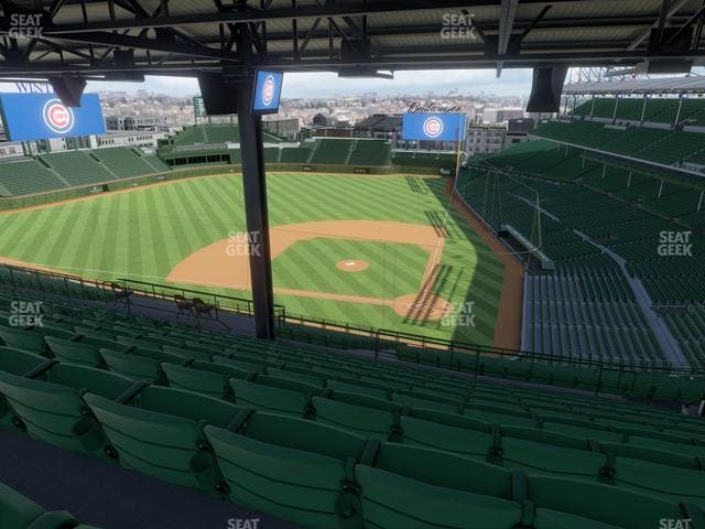 Wrigley Field - Section 414 Left Seat View