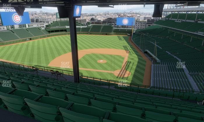 Wrigley Field - Section 414 Left Seat View
