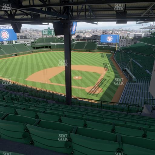 Wrigley Field - Section 415 Left Seat View