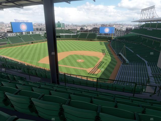 Wrigley Field - Section 415 Left Seat View
