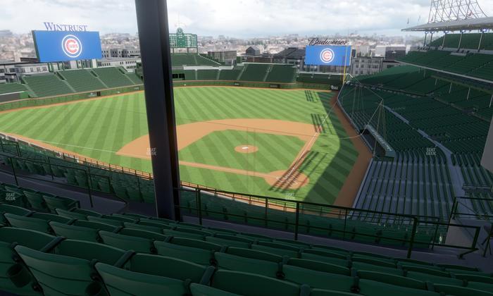 Wrigley Field - Section 415 Left Seat View